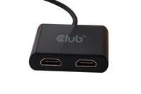 Club 3D USB 3.2 Gen1 Type A naar HDMI Dual Monitor 4K 60Hz adapter CSV-1474 - thumbnail