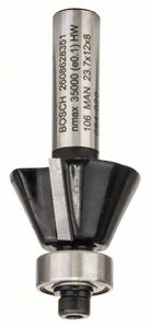 Bosch Accessoires Fase-/kantenfrezen 8 mm, D1 23,7 mm, B 5,5 mm, L 12 mm, G 54 mm, 25° 1st - 2608628351
