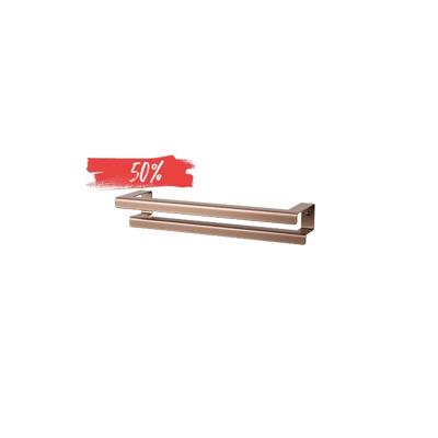 LIROdesign handdoekenrek dubbel Stockholm brons - S