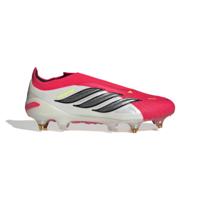 adidas Predator Elite Veterloze IJzeren-Nop Voetbalschoenen (SG) Rood Wit Zwart