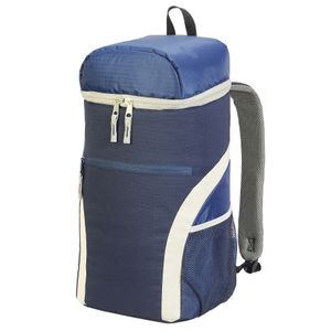 Grote koeltas rugtas/rugzak navy/grijs 18 x 23 x 47 cm 19 liter