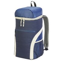 Grote koeltas rugtas/rugzak navy/grijs 18 x 23 x 47 cm 19 liter