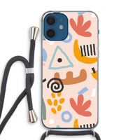 Abstract: iPhone 12 Transparant Hoesje met koord
