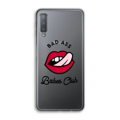 Badass Babes Club: Samsung Galaxy A7 (2018) Transparant Hoesje