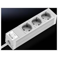 Rittal DK 7240.110 Stekkerdoos Drievoudig Aluminium Meerdere kleuren 1 stuk(s)