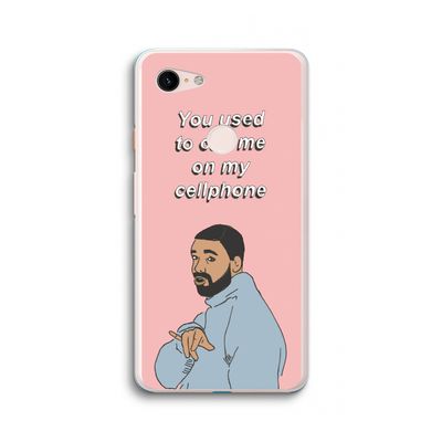 Hotline bling: Google Pixel 3 XL Transparant Hoesje