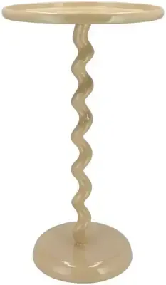 SEPHORA COZY SAND SIDE TABLE 35X35X62CM