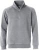 Clique 021043 Classic Half Zip - Grijsmelange - L