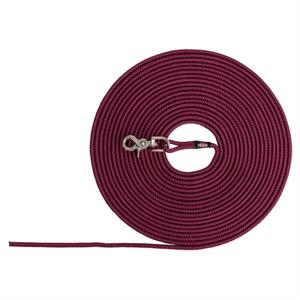 TRIXIE HONDENRIEM SLEEPLIJN ROND ZONDER HANDLUS SANGRIA ROOD 10 MTR X 0,6 CM