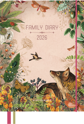 Pimpelmees Family Agenda 2026 - Fox Rose