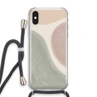 Geo #6: iPhone X Transparant Hoesje met koord