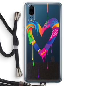 Melts My Heart: Huawei P20 Transparant Hoesje met koord