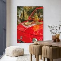 Urban Cotton Wandkleed 'Meranda' 145 x 190cm in Frame - black Urban Cotton Wandkleed 'Meranda' 145 x 190cm in Frame - black