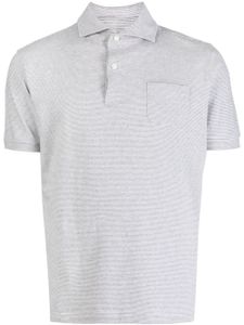 Private Stock polo The Leopold à rayures - Gris