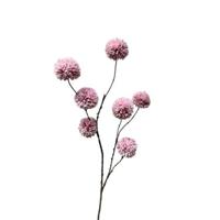 Kunsttak pompom licht paars 98cm