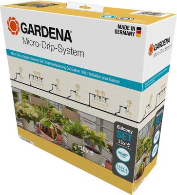 Micro-Drip-Bewatering Balkon Set (15 planten)? - Gardena