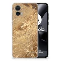 Motorola Edge 30 Neo | TPU | Siliconen hoesje | Marmer Creme
