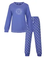 Irresistible dames pyjama lange mouw - Blue dots