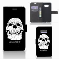 Telefoonhoesje met Naam Samsung Galaxy S8 Plus Skull Eyes