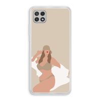 One of a kind: Samsung Galaxy A22 4G Transparant Hoesje