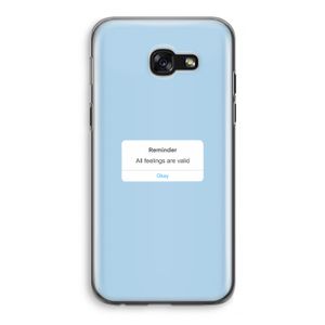 Reminder: Samsung Galaxy A5 (2017) Transparant Hoesje