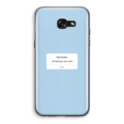 Reminder: Samsung Galaxy A5 (2017) Transparant Hoesje
