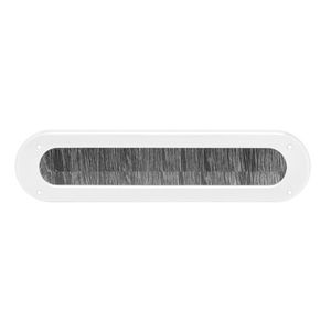 Intersteel Tochtwering ovaal geborsteld RVS