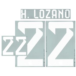 H.Lozano 22 (Officiële Mexico Bedrukking 2022-2023)
