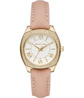 Horlogeband Michael Kors MK2487 Leder Roze 16mm