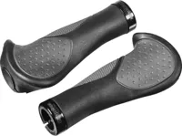 Ergotec handvatset frisco 2 140/140mm siliconen zwart/gr