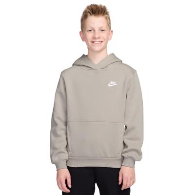 Nike Sportswear Club Fleece Hoodie Kids Lichtbruin Wit