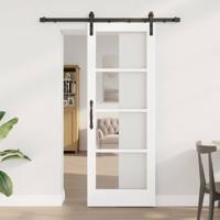 Schuifdeur met Hardware Set 'ORKDAL'Wit 73,5 x 198,5 cm Schuifdeur met Hardware Set 'ORKDAL'Wit 73,5 x 198,5 cm