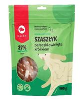MACED Rabbit wrapped rawhide sticks - hondenkluif - 500 g