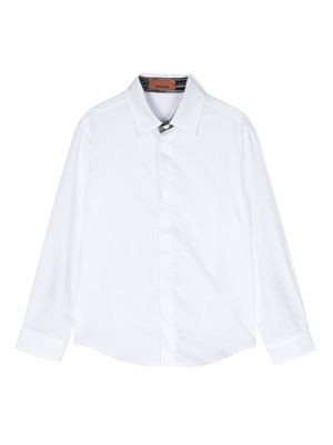Missoni Kids chemise à bords contrastants - Blanc