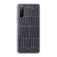 Moroccan stripes: Sony Xperia 10 III Transparant Hoesje