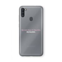 gij beslist: Samsung Galaxy A11 Transparant Hoesje