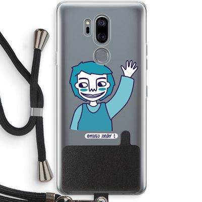 Zwaai: LG G7 Thinq Transparant Hoesje met koord
