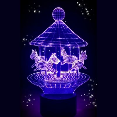 3D LED LAMP - DRAAIMOLEN - Ontwerp-zelf.nl