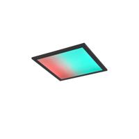 Trio PlafonniereBeta vierkant 29,5cm zwart - R67663032