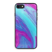 Zweverige regenboog: iPhone SE 2020 Biologisch afbreekbaar hoesje