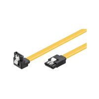 Goobay TAKSATA030DR SATA-kabel 0,3 m SATA 7-pin Zwart, Geel - thumbnail