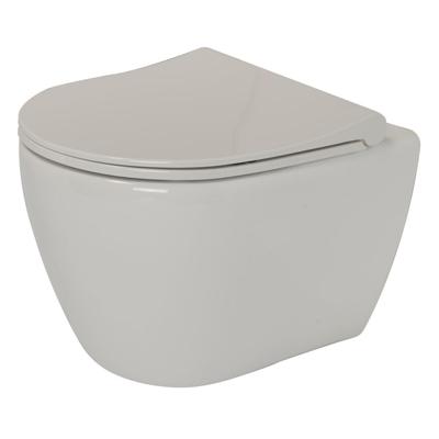 Plieger Lima wandclosetpack diepspoel spoelrandloos met softclose closetzitting wit 0271097