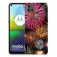 Motorola Moto G9 Power Silicone Back Cover Vuurwerk - thumbnail
