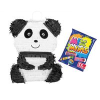 Panda piñata met Fruit-tella Mix of minis snoepjes - 410g Panda piñata met Fruit-tella Mix of minis snoepjes - 410g