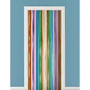 Vliegengordijn/deurgordijn - multikleur - 90 x 200 cm - universeel
