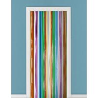 Vliegengordijn/deurgordijn - multikleur - 90 x 200 cm - universeel