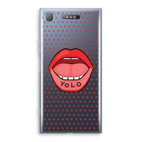Yolo Denise: Sony Xperia XZ1 Transparant Hoesje