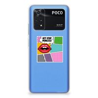 Xiaomi Poco M4 Pro 4G Silicone Back Cover Popart Princess - thumbnail