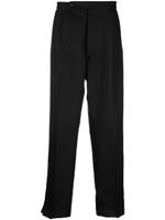 Maison Margiela pantalon de costume en mohair - Noir - thumbnail