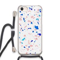 Terrazzo N°6: iPhone 7 Transparant Hoesje met koord